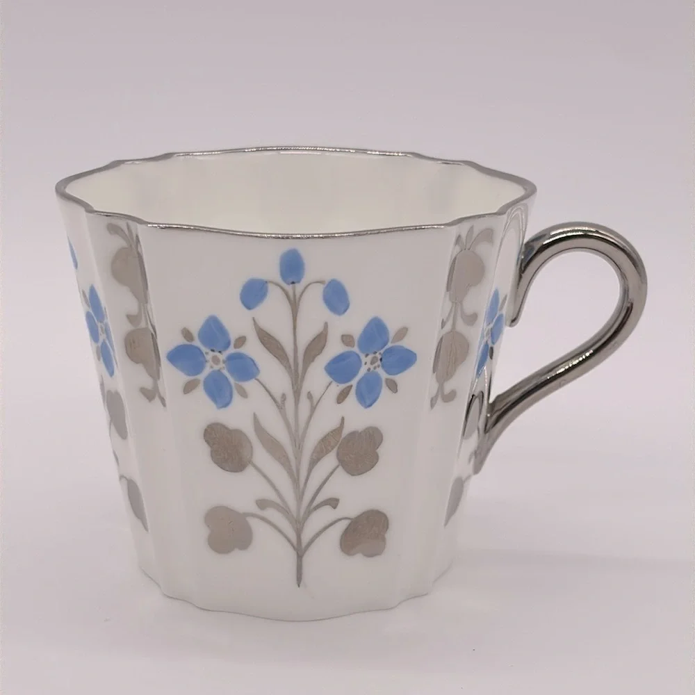 Wedgwood Bone China Flat Cup & Saucer Pattern WH 1583